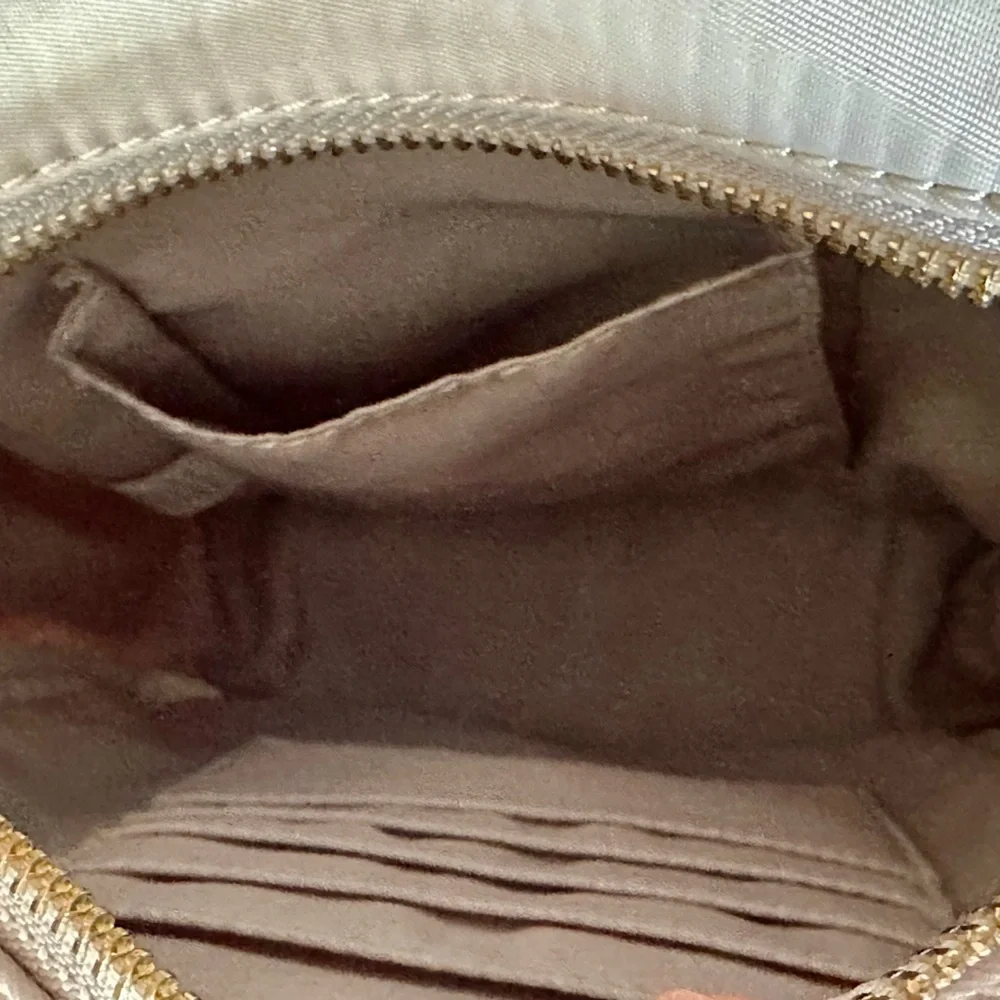 LAUNDRY by Shelli Segal Taupe Nylon Crossbody Bag